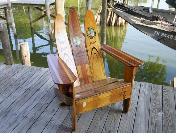 water ski adirondack chair