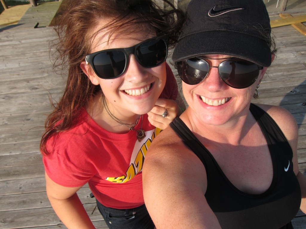 Taylor and me dockside.